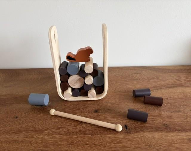 PlanToys | Spel bever en dam | Timber Tumble
