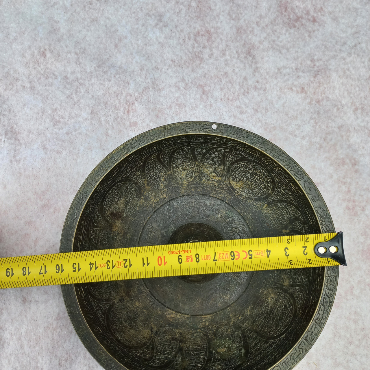 Vintage zeldzame islamitische Talisman Magic Bowl Hand 16e