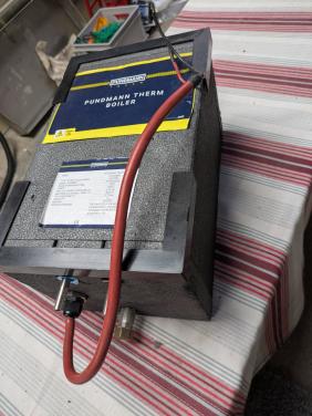 Pundmann boiler 12v 200 watt voor caravan of camper