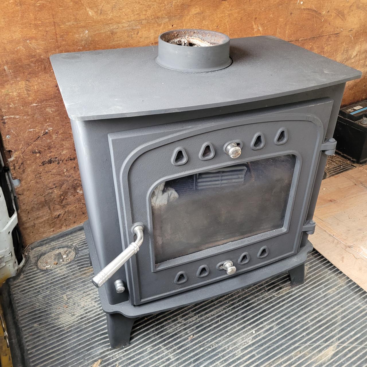 Leuke zware houtkachel