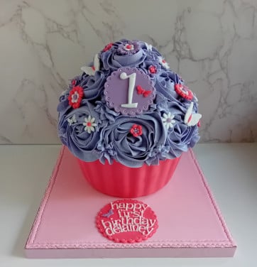 Giant cupcake