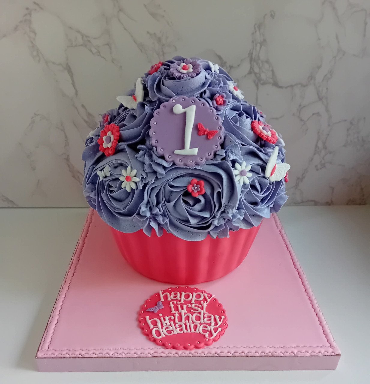 Giant cupcake