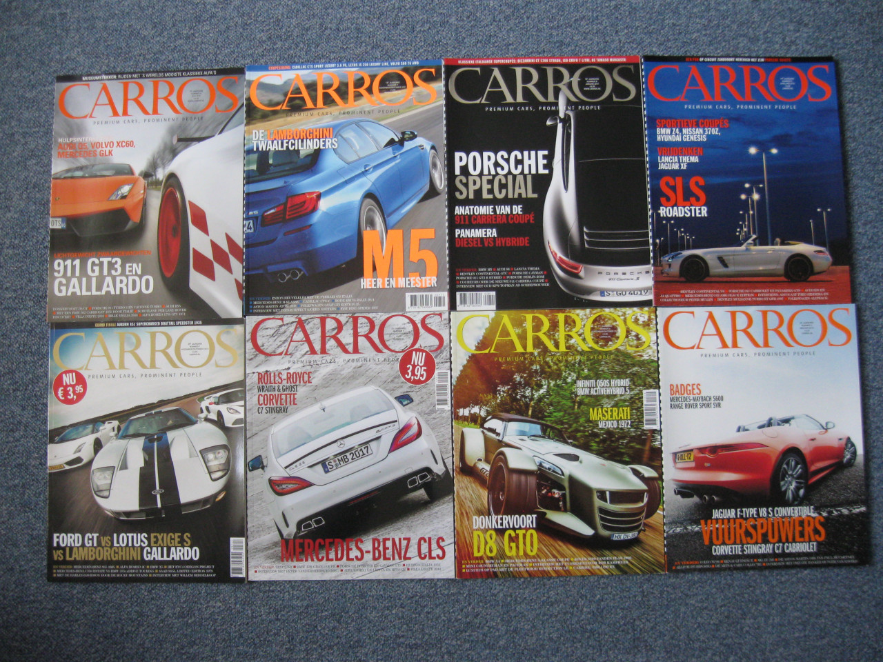 66 Auto tijdschriften.o.a.GTO -CARROS-TOPGEAR- 1 euro p/stuk