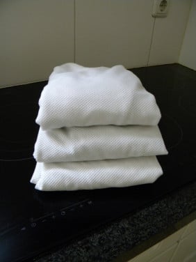 Hoeslakens - lakens - dekentjes - dekbed - matrasjes enz  Wikkeldeken wit