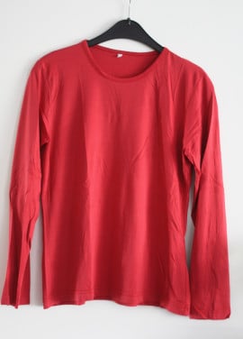 Framboos rood shirt maat xl
