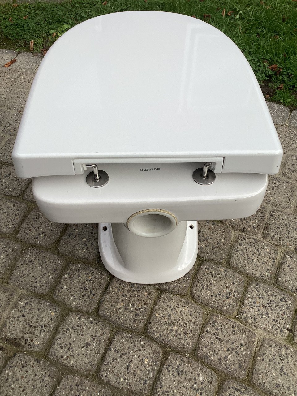 Toiletpot met bril