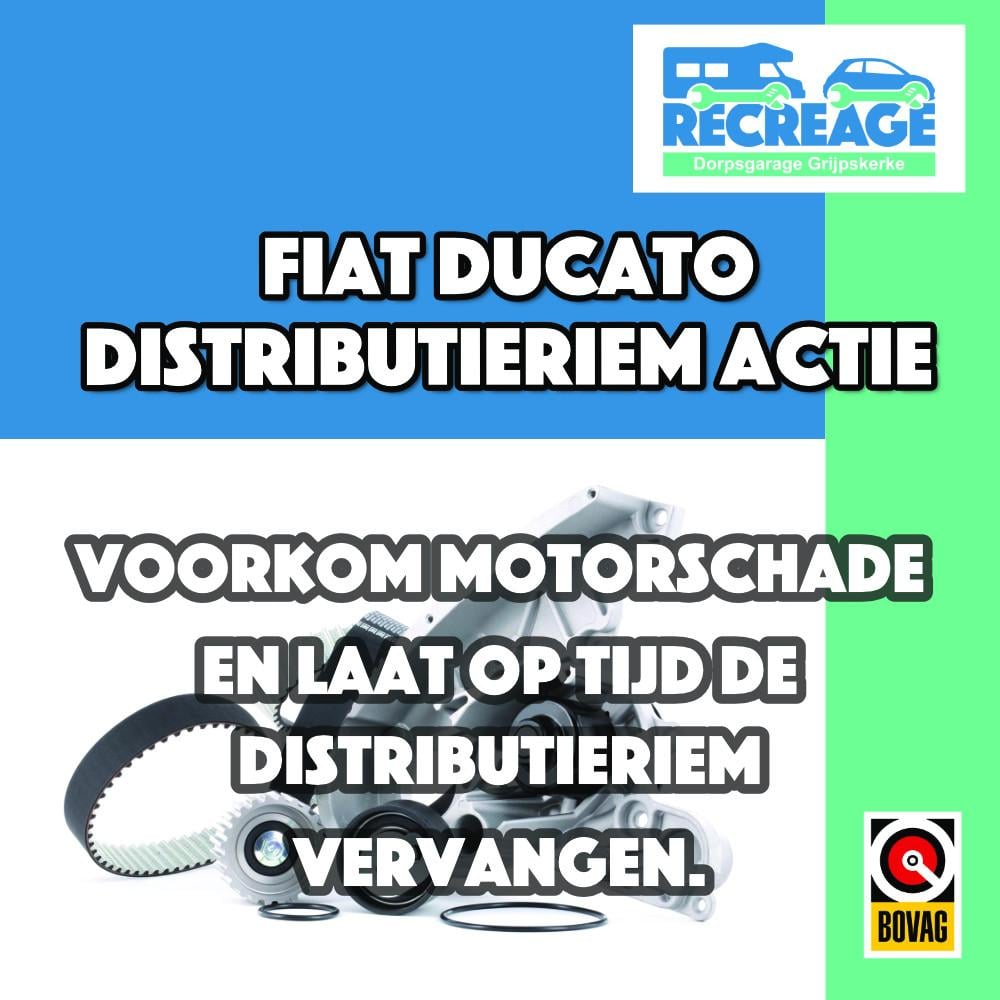 Actie verlengd! Distributieriem Ducato (Incl. waterpomp & multiriem)