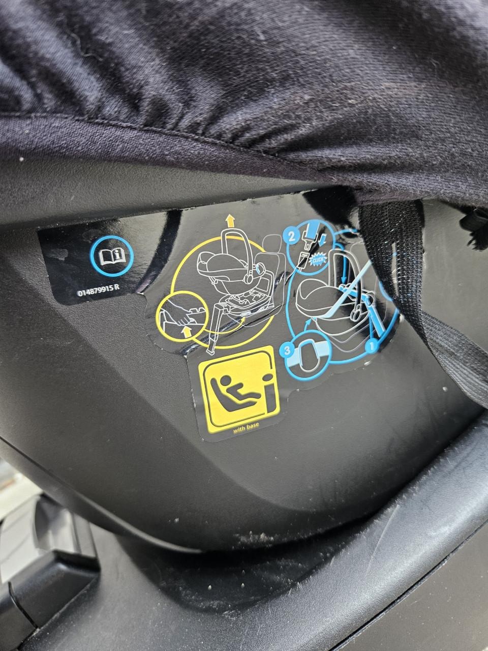 Maxi cosi pebble + isofix