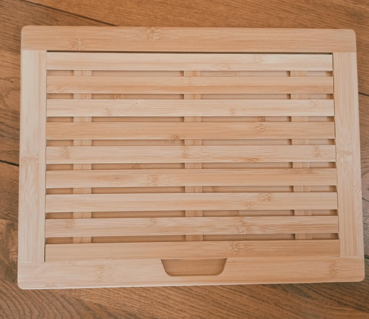 Esmeyer MILAN bamboe broodtrommel met snijplank - Nieuw