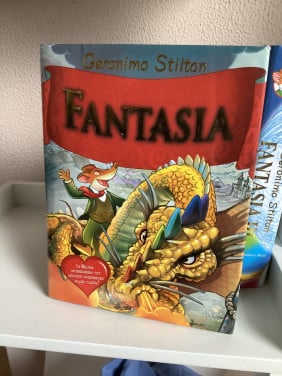 FANTASIA Geronimo Stilton. Deel 1 - 2 - 3 Hardcover met stofomslag.