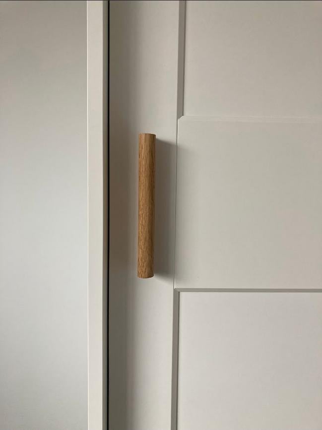 Ikea HAUGA kast (met schuifdeuren), wit, 118x55x199 cm