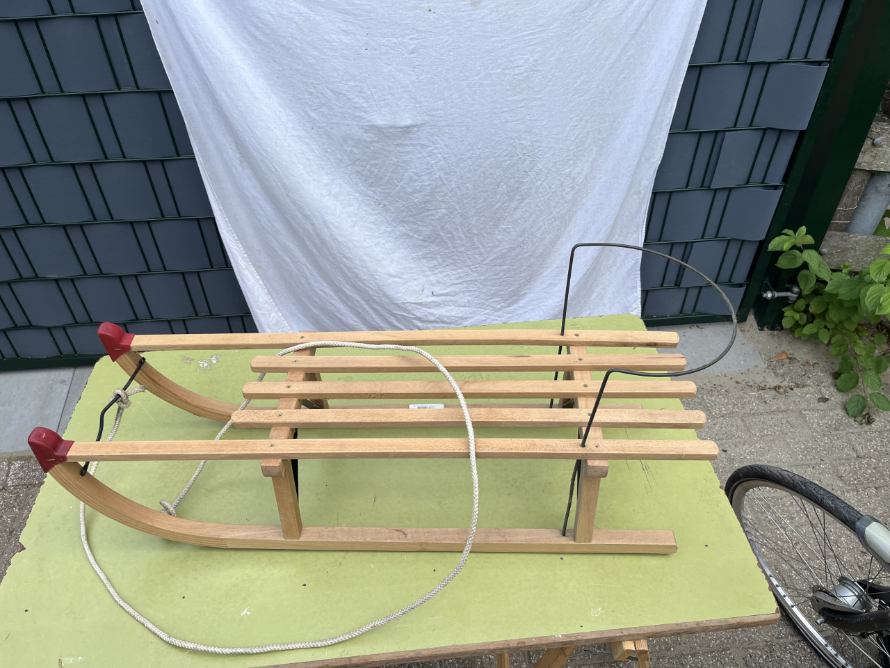 Slee hout met rugleuning