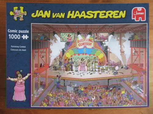 Jan van Haasteren puzzel 1000 stukjes, eurosong contest