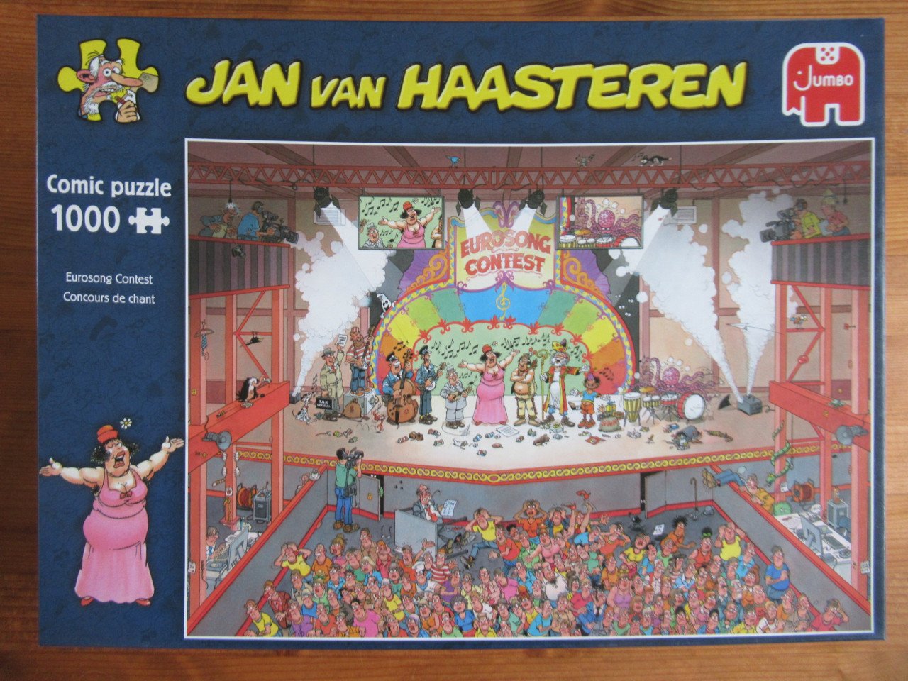 Jan van Haasteren puzzel 1000 stukjes, eurosong contest