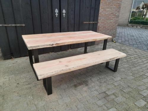 BOOMSTAMTAFEL / TAFEL + BANK 200x100