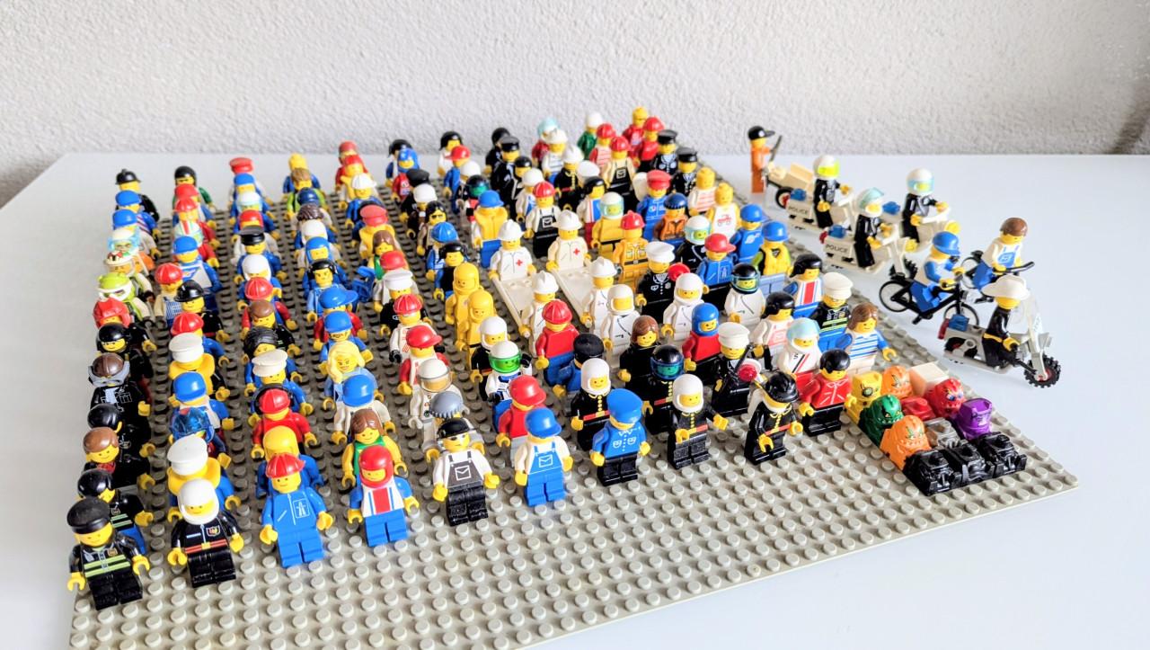 Lego minifiguren 140 stuks