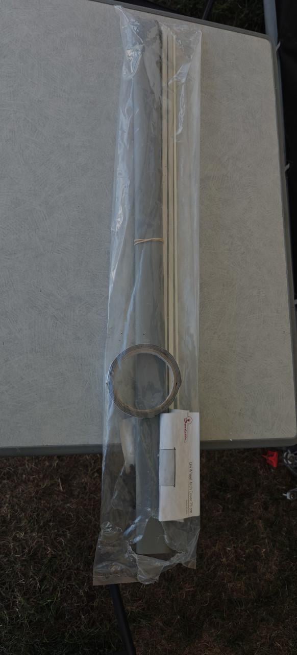 Isobella universele wiel cover 75 cm voor de caravan