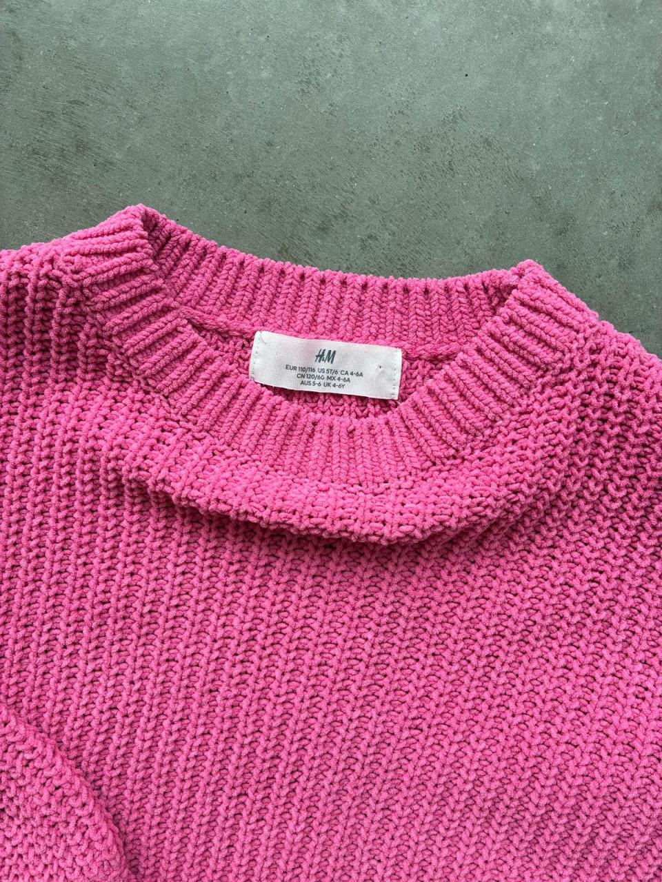 Setje broek met trui maat 122