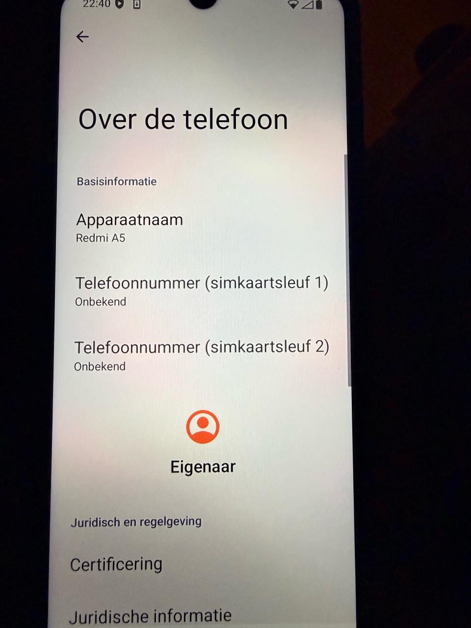 Redmi A5 paar maanden oud