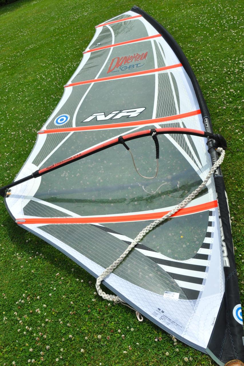 4.5 m2 NeilPryde NR Wave set (zeil, mast, giek)