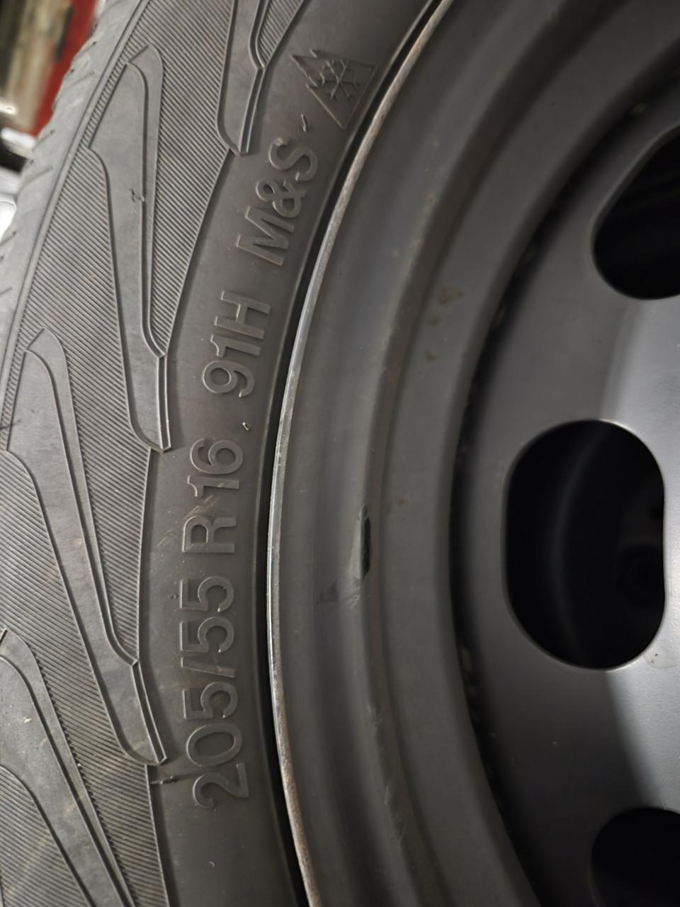 4x stalen velg 16 inch