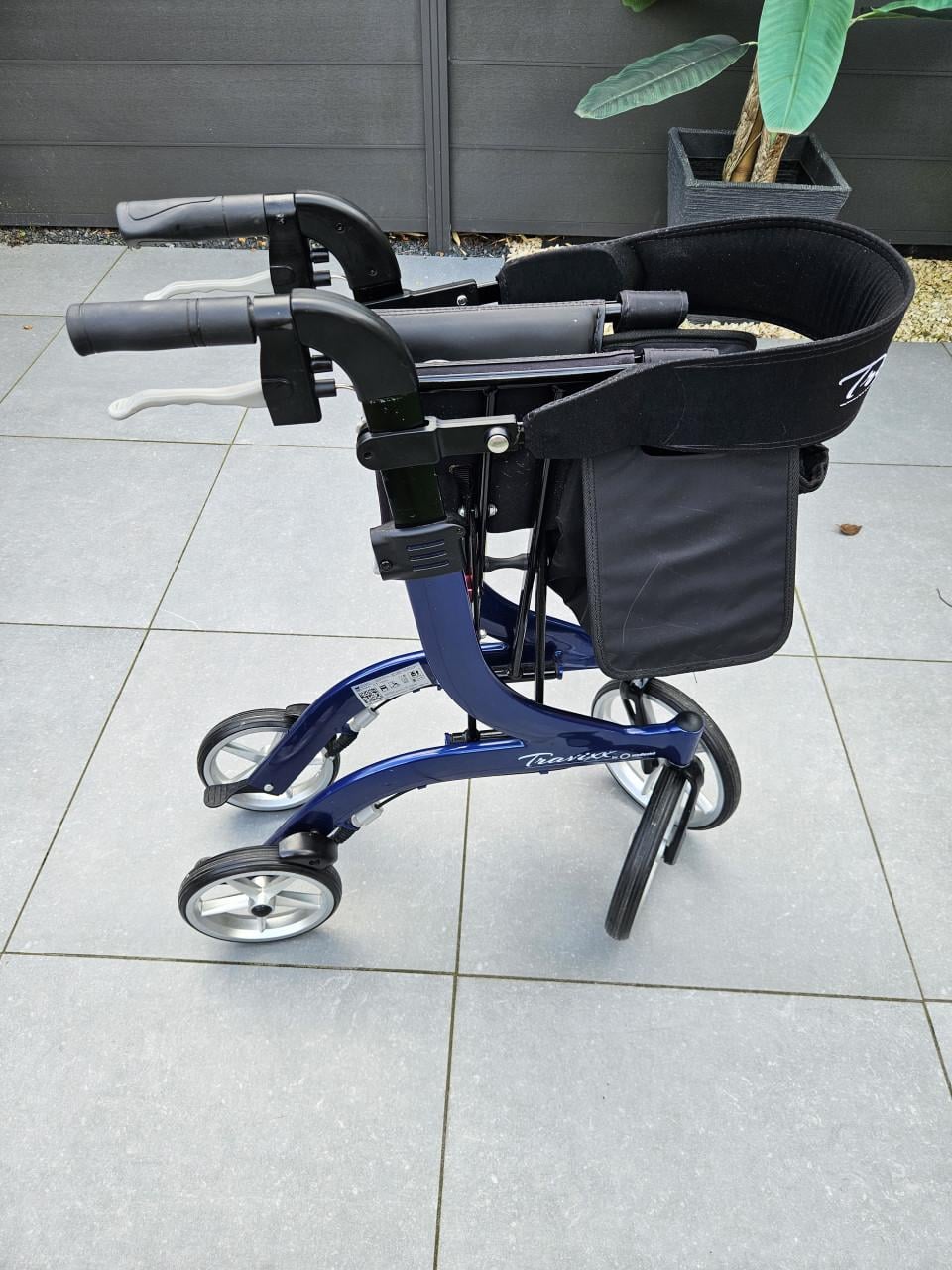 ZGAN Travixx Deluxe Rollator Donkerblauw MAAT S