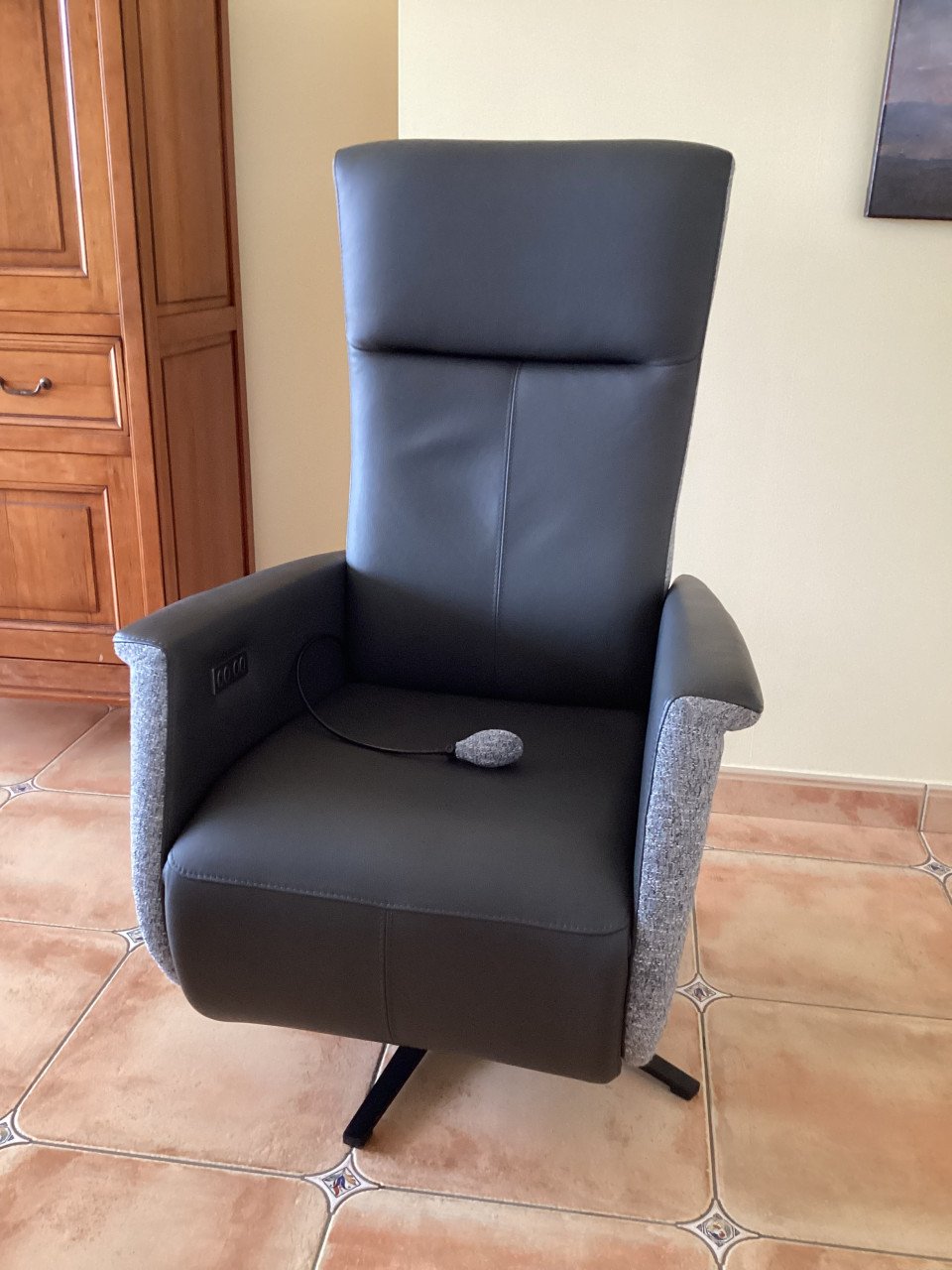 Luxe Prominent relax Toscana sta-op stoel (absolute nieuwstaat)