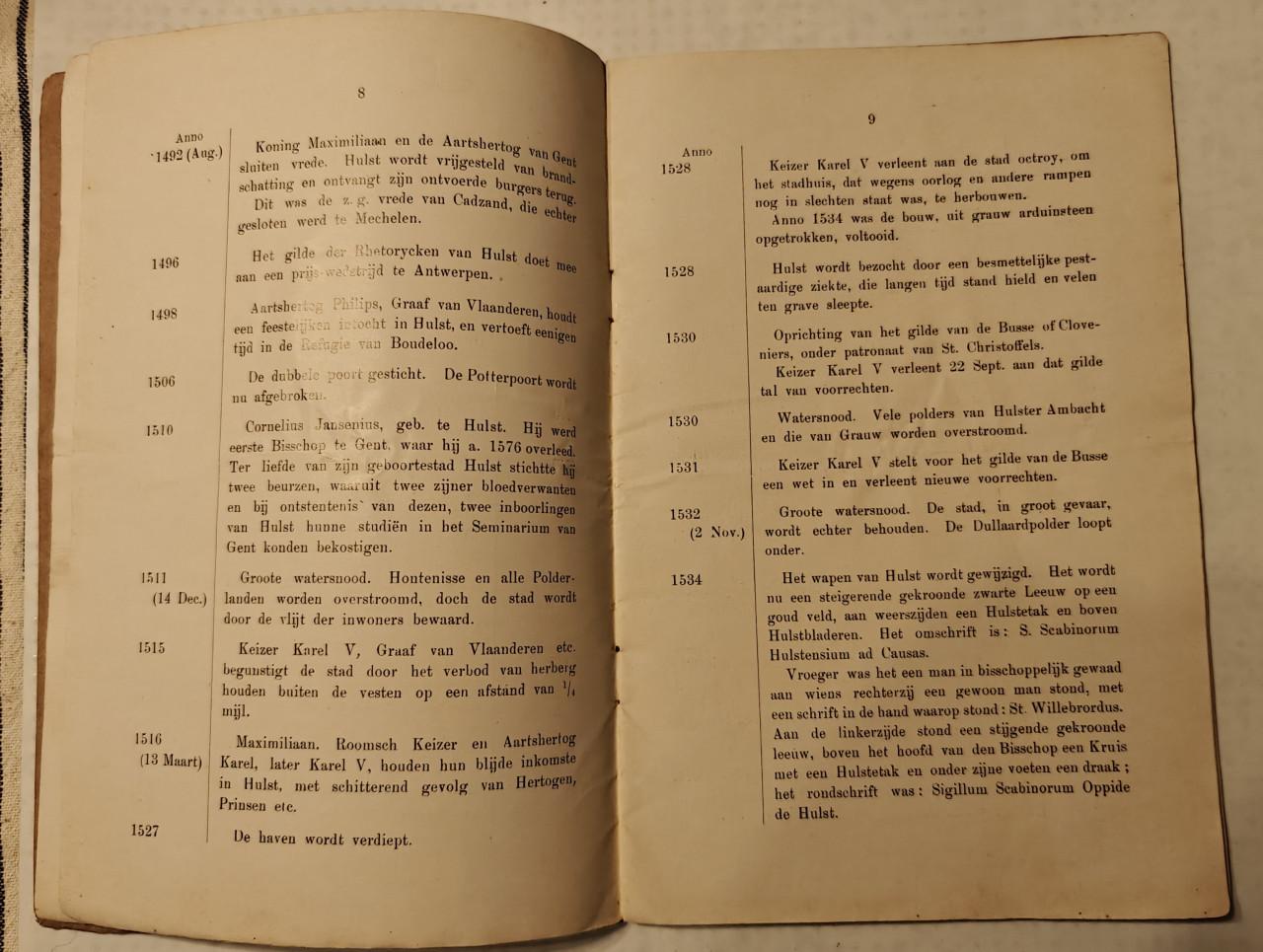 Korte kroniek van de stad Hulst