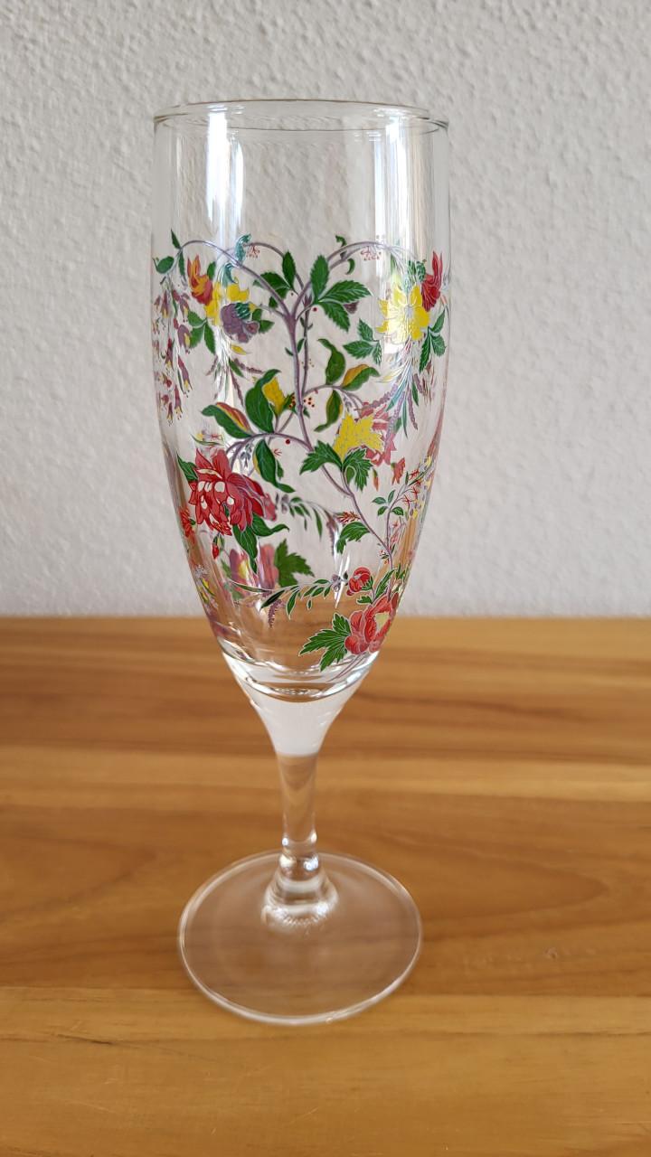Luminarc gebloemd champagneglas