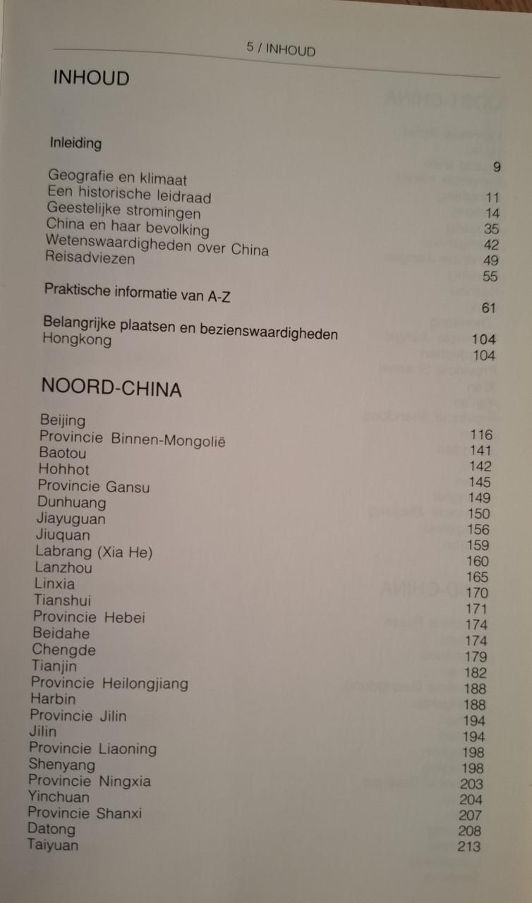 Reis - Handboek China, door Florence Eijck en Jos van der Wiel