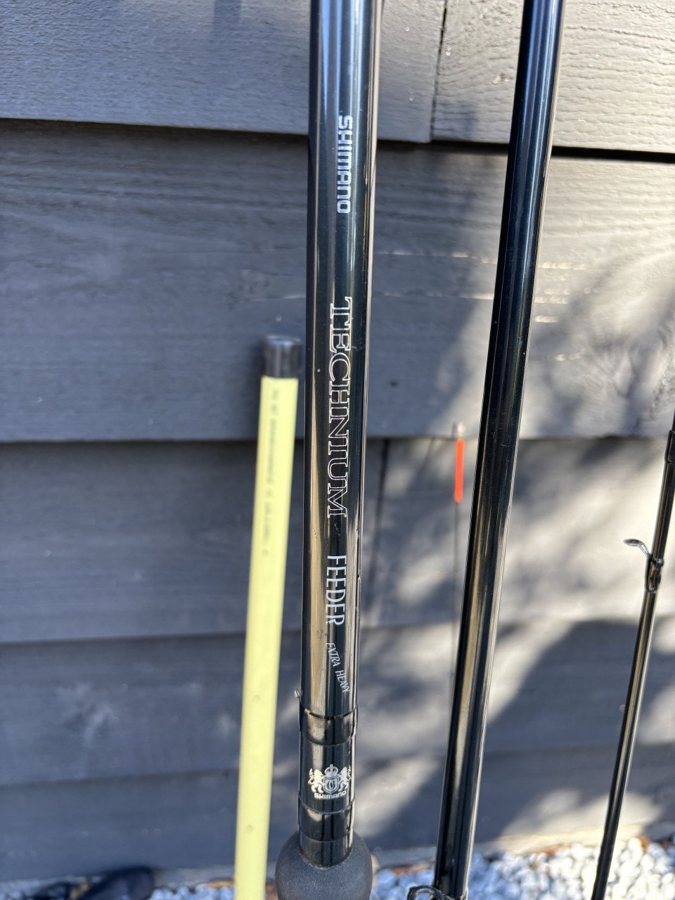 Shimano Technium heavy feeder super voor op het strand