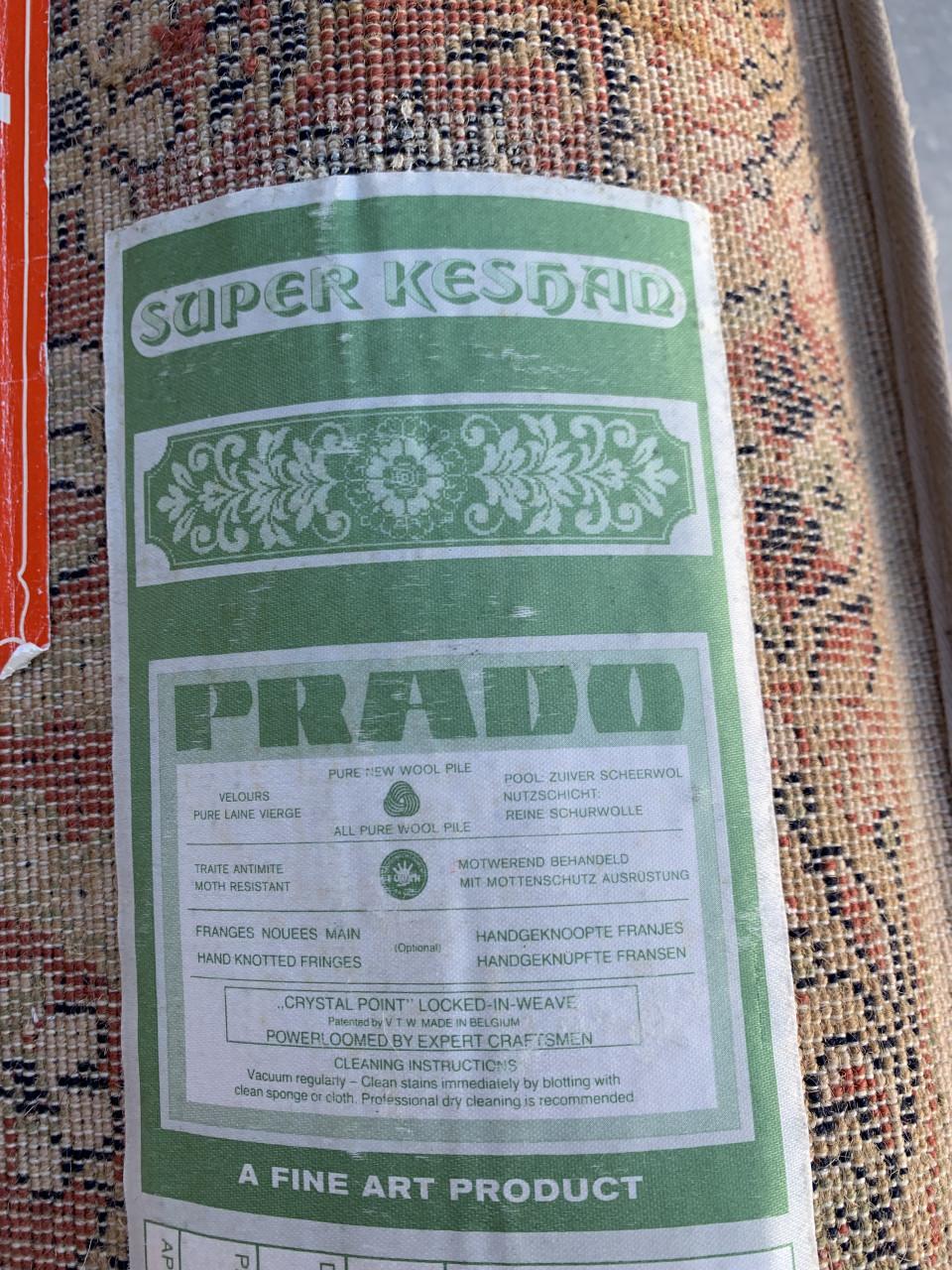 ✨Prachtig Sfeervol Rond Vintage Vloerkleed van Zuiver Scheerwol ✨