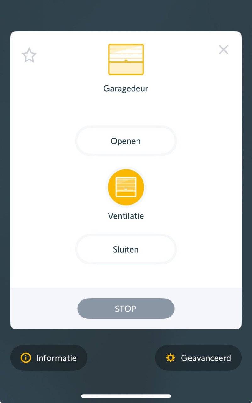 Garagepoort compleet of alleen de motor met bediening.