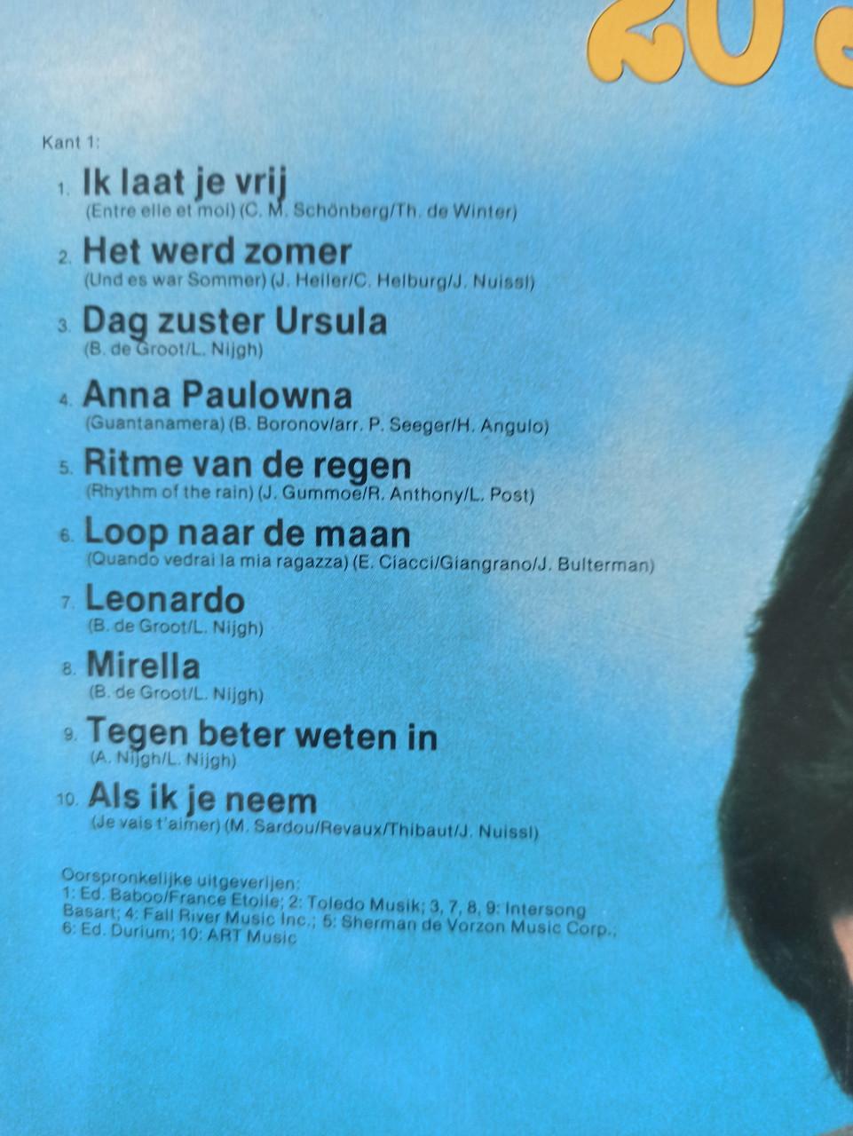 LP van Rob de Nijs
