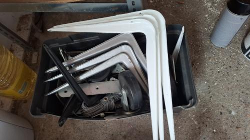 Ijzer steunen wietjes hangers