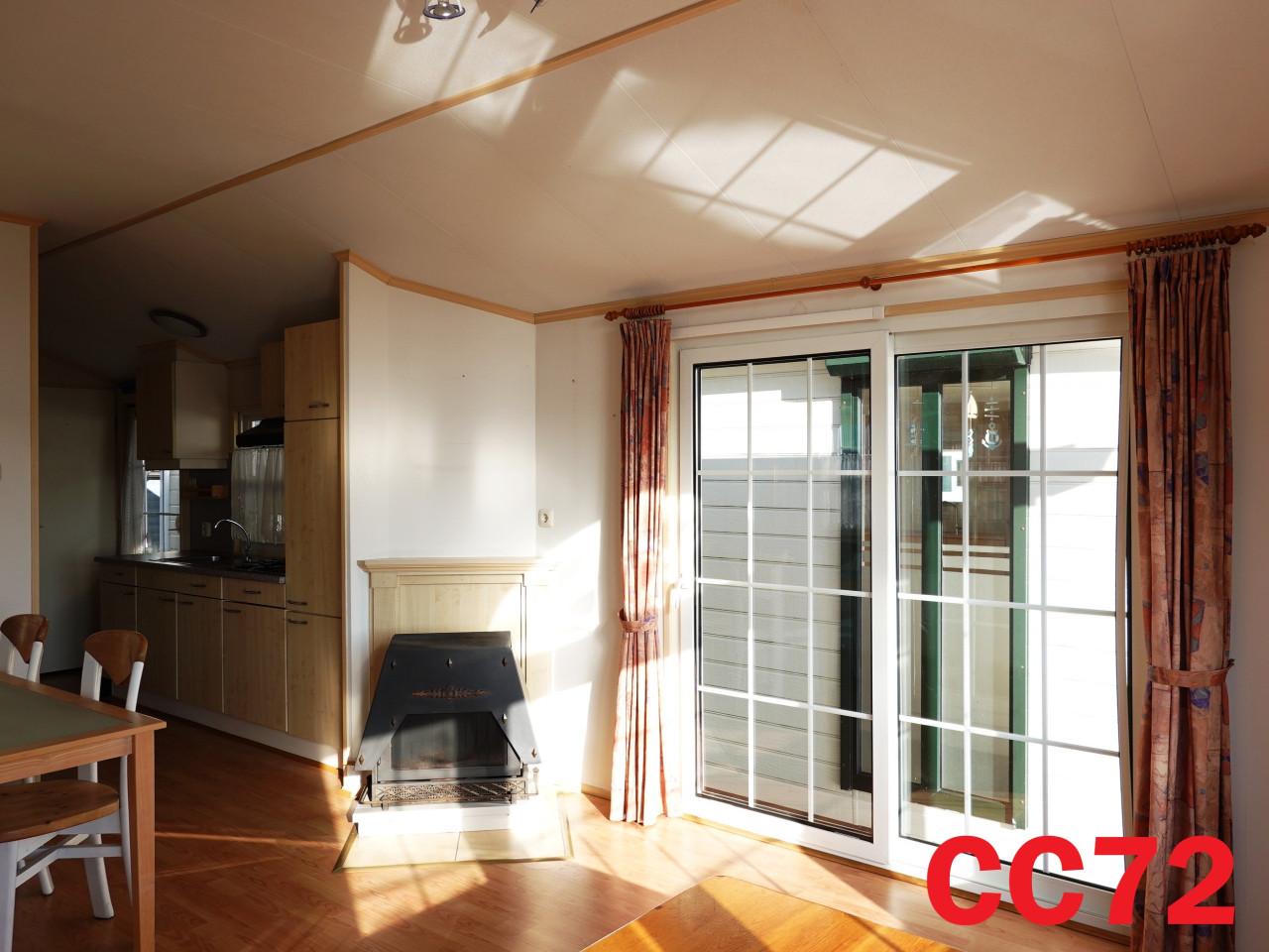 Diverse modellen Arcabo chalets met 2 slaapkamers en dubbel glas voorradig