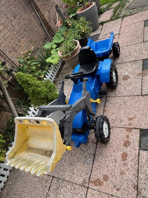 Trekker + kiepaanhager Blauw