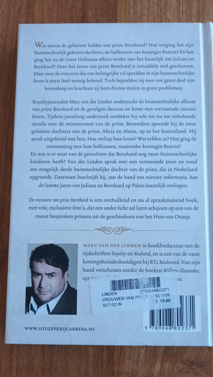 De vrouwen van Prins Bernhard van Marc van der Linden