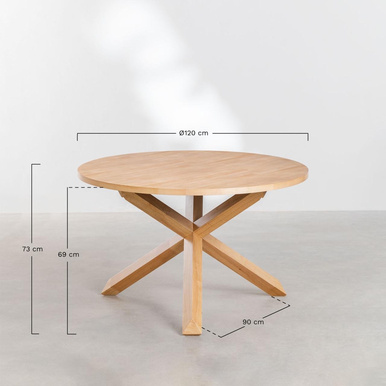 Ronde eettafel met 4 stoelen – te koop wegens verhuizing