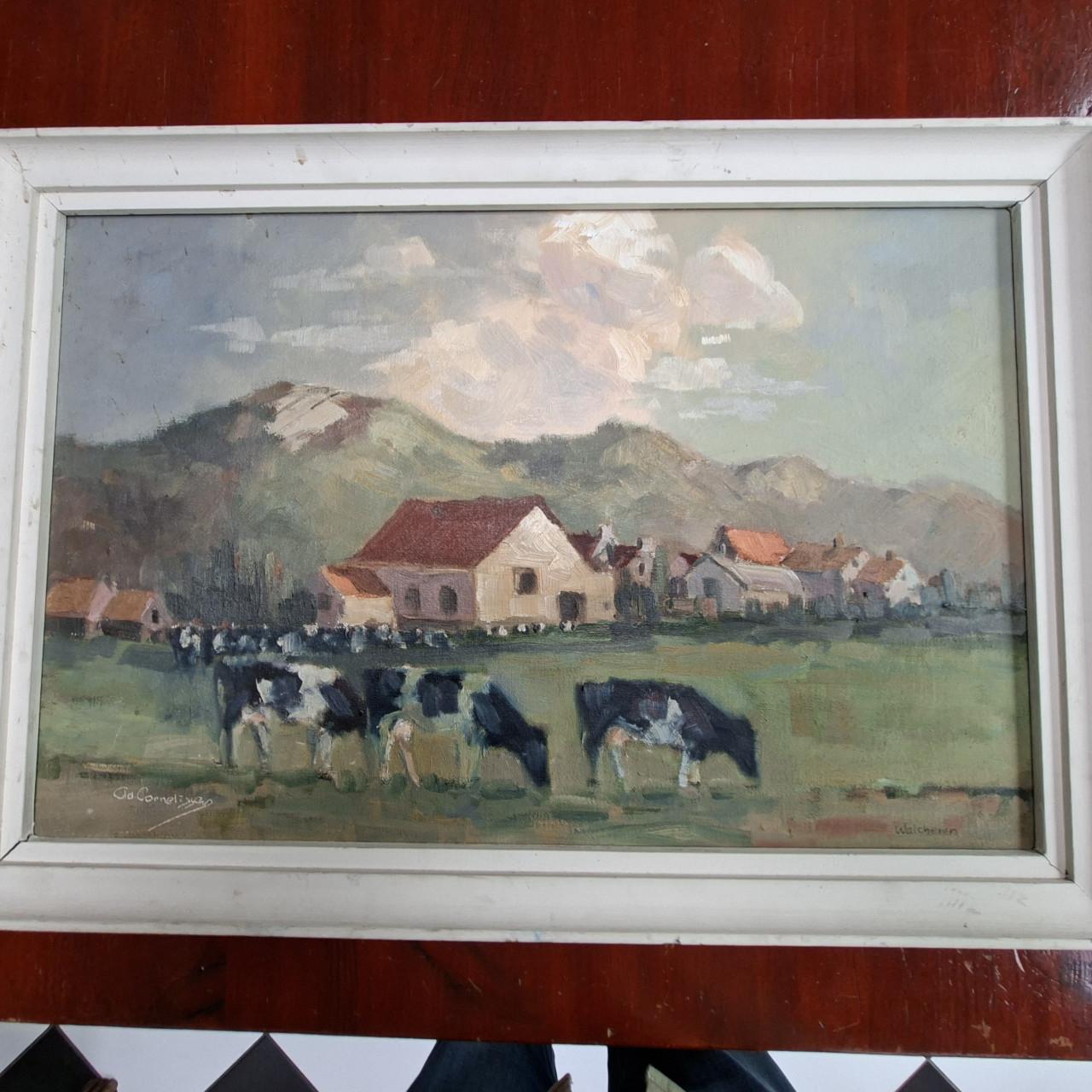 Grazende koeien Ad.Cornelissen( 1918-2002)