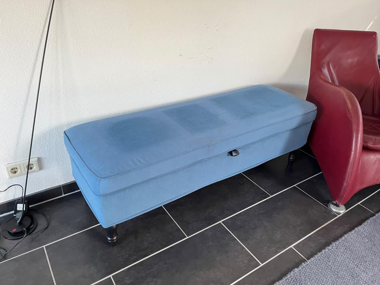 Langwerpige lage bank poef Ikea