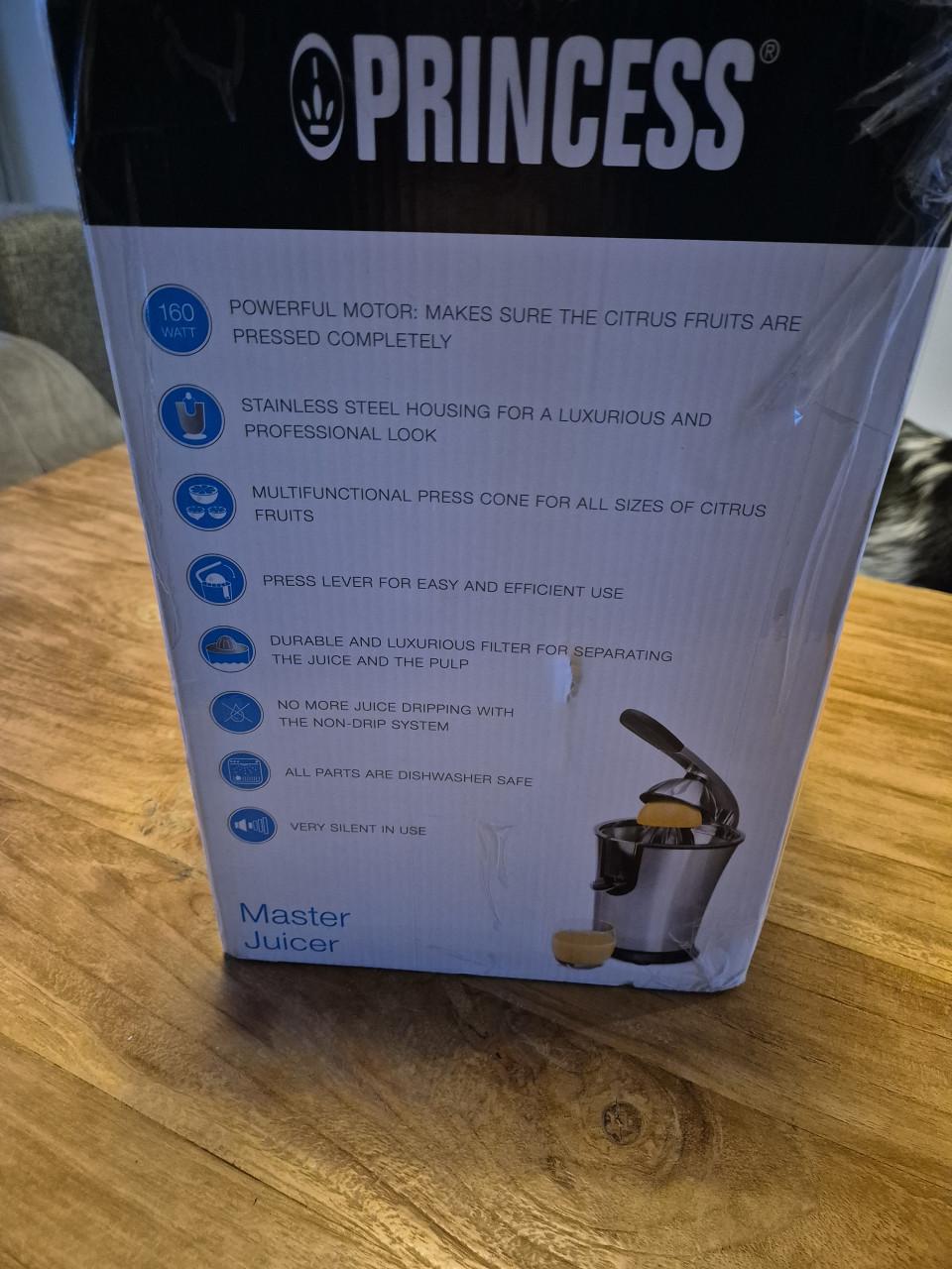 Master juicer citruspers Princess 160 watt