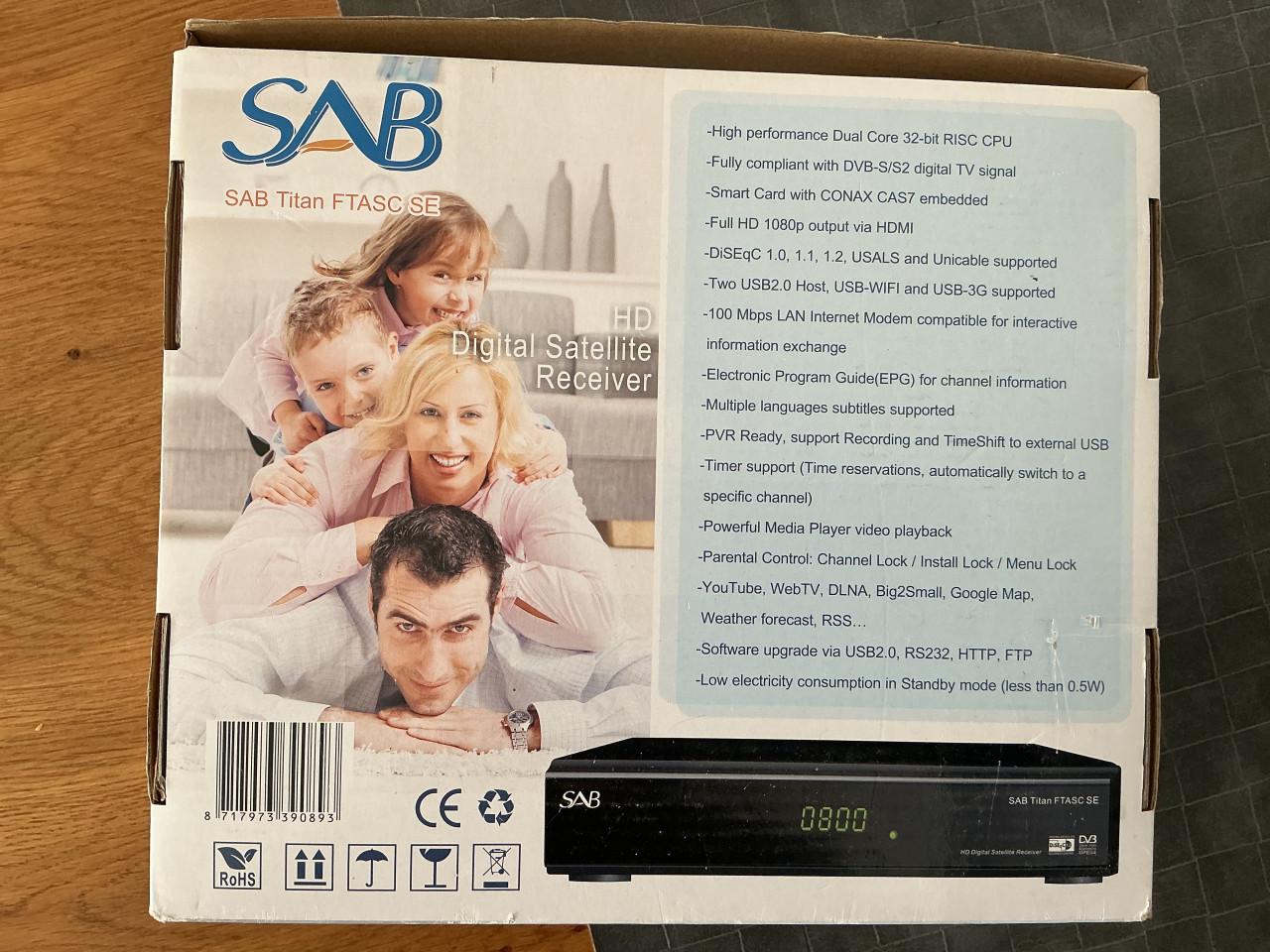 Sab HD Digital Satellite Receiver