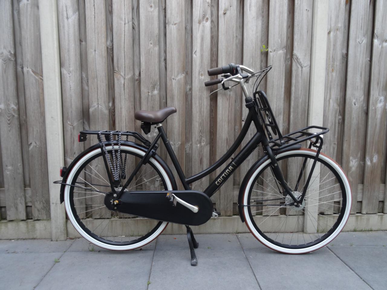 🚲 Cortina U4 Damesfiets – 57 cm – 7 Versnellingen – Zwart 🖤