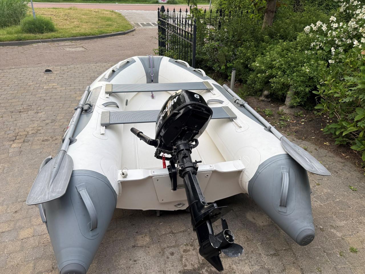 KEWI RIB 270 inclusief Mercury 6 PK buitenboordmotor