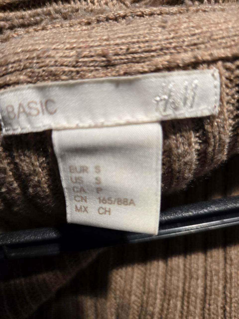 Vest bruin van H&M Basic Maat S