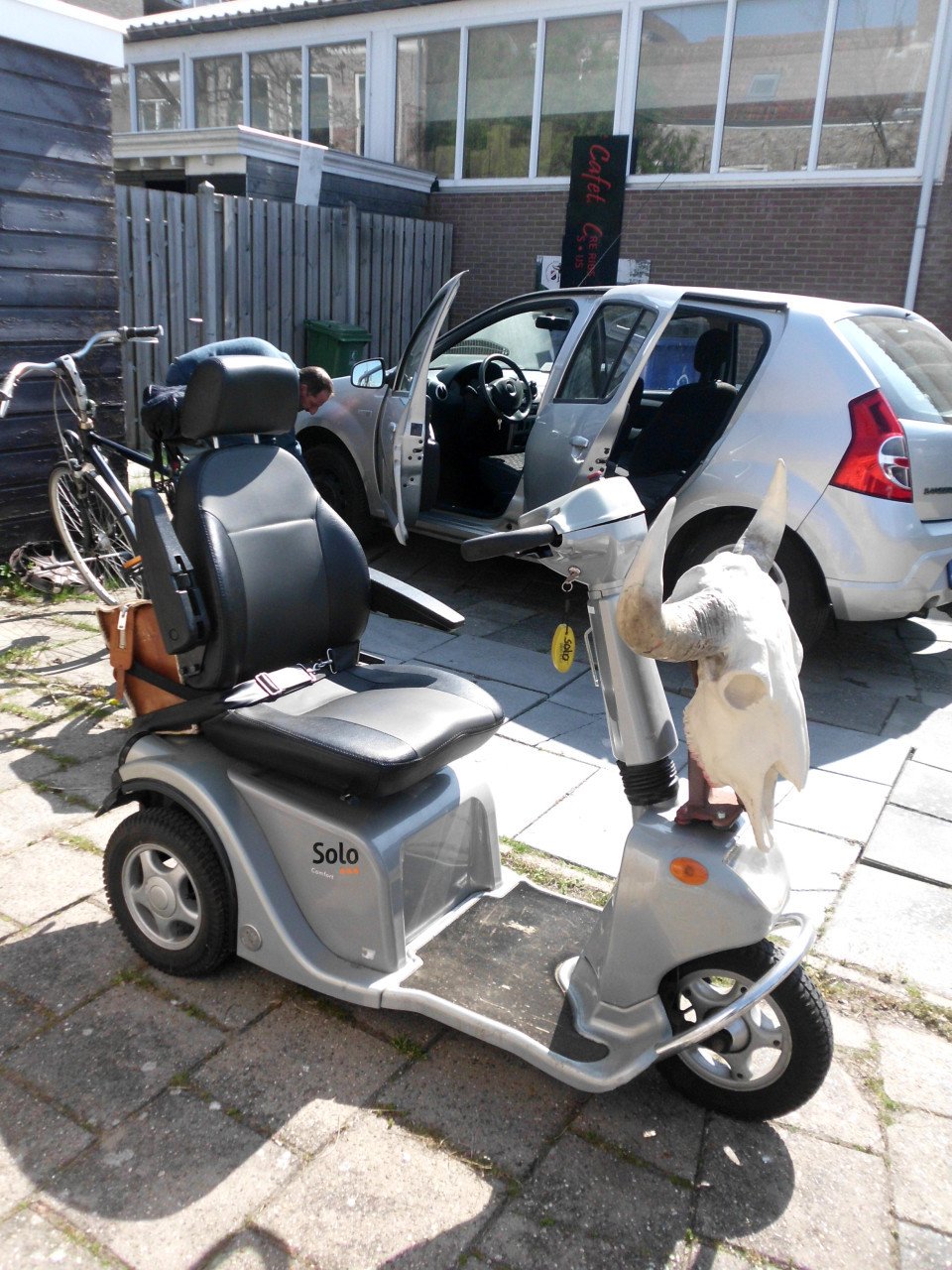 Heel bijzondere scootmobiel