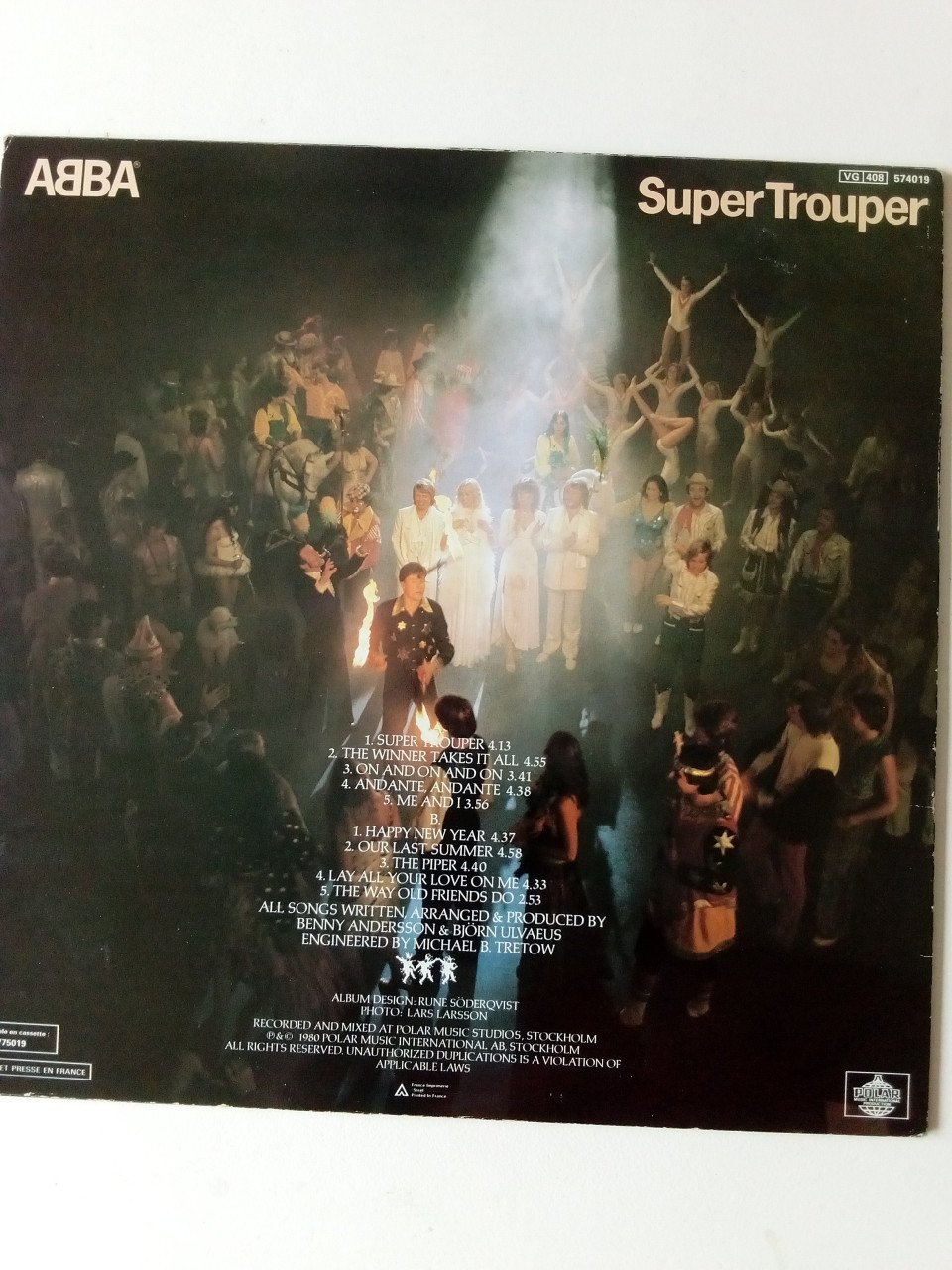 4x lp's o.a. Abba en Dance Classics