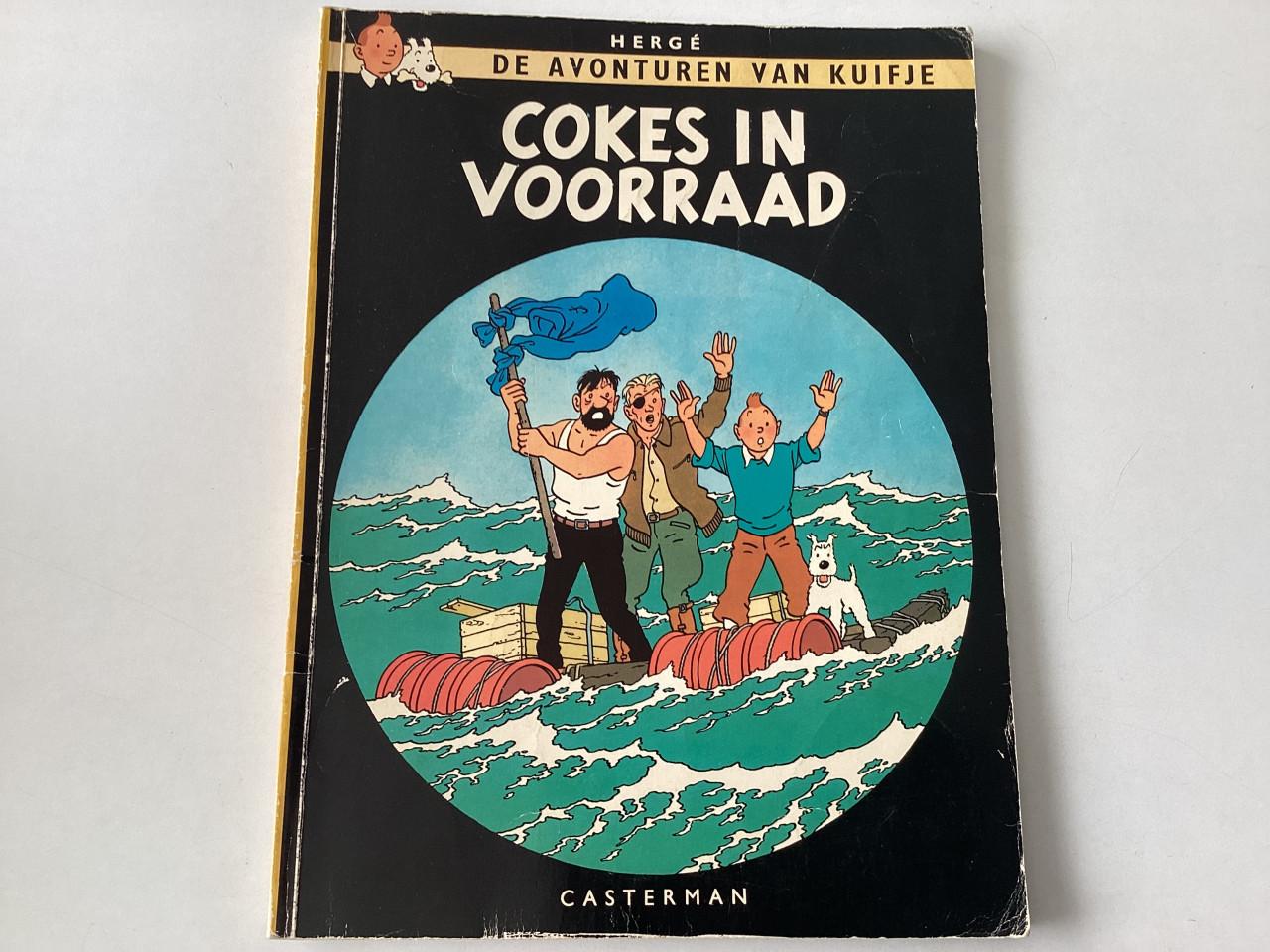 De avonturen van Kuifje.   De zwarte rotsen.    Cokes in voorraad.