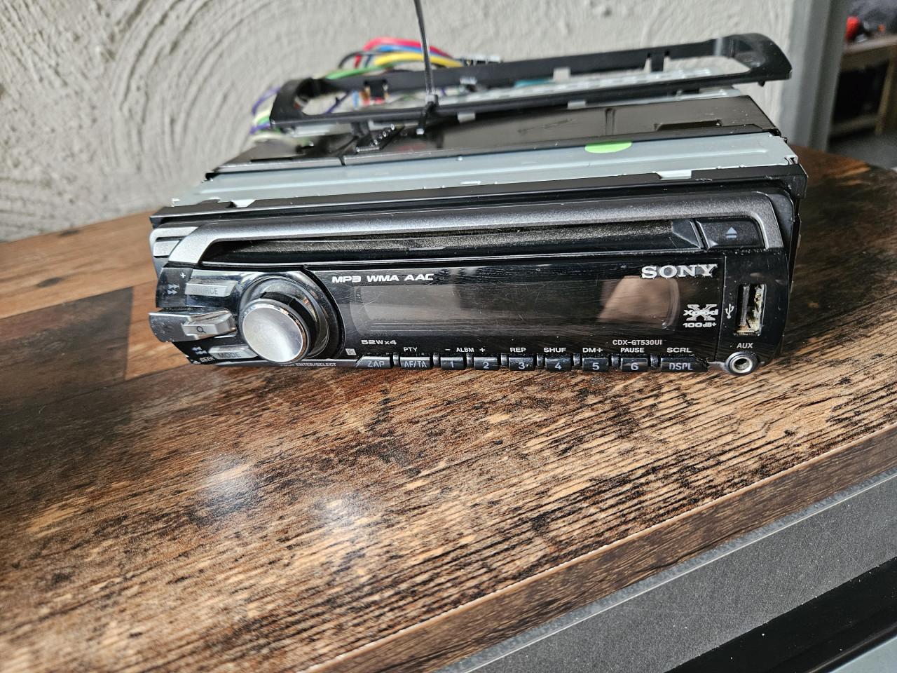 Werkende mooie Sony CDX-GT530UI Autoradio met USB en AUX